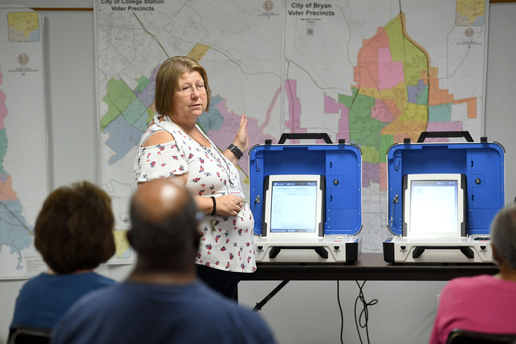 Poll worker training